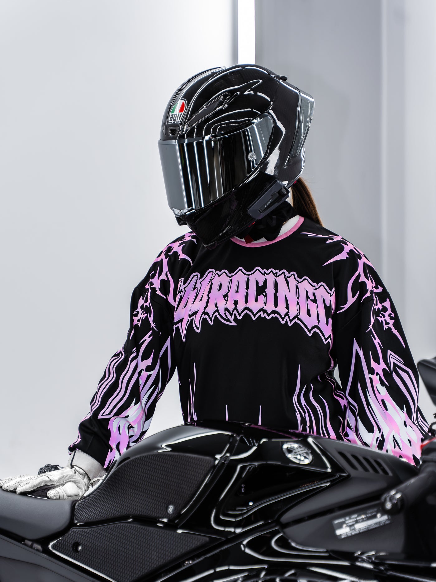 Baby Pink/Black Reflective Jersey