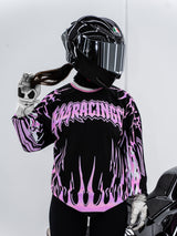 Baby Pink/Black Reflective Jersey