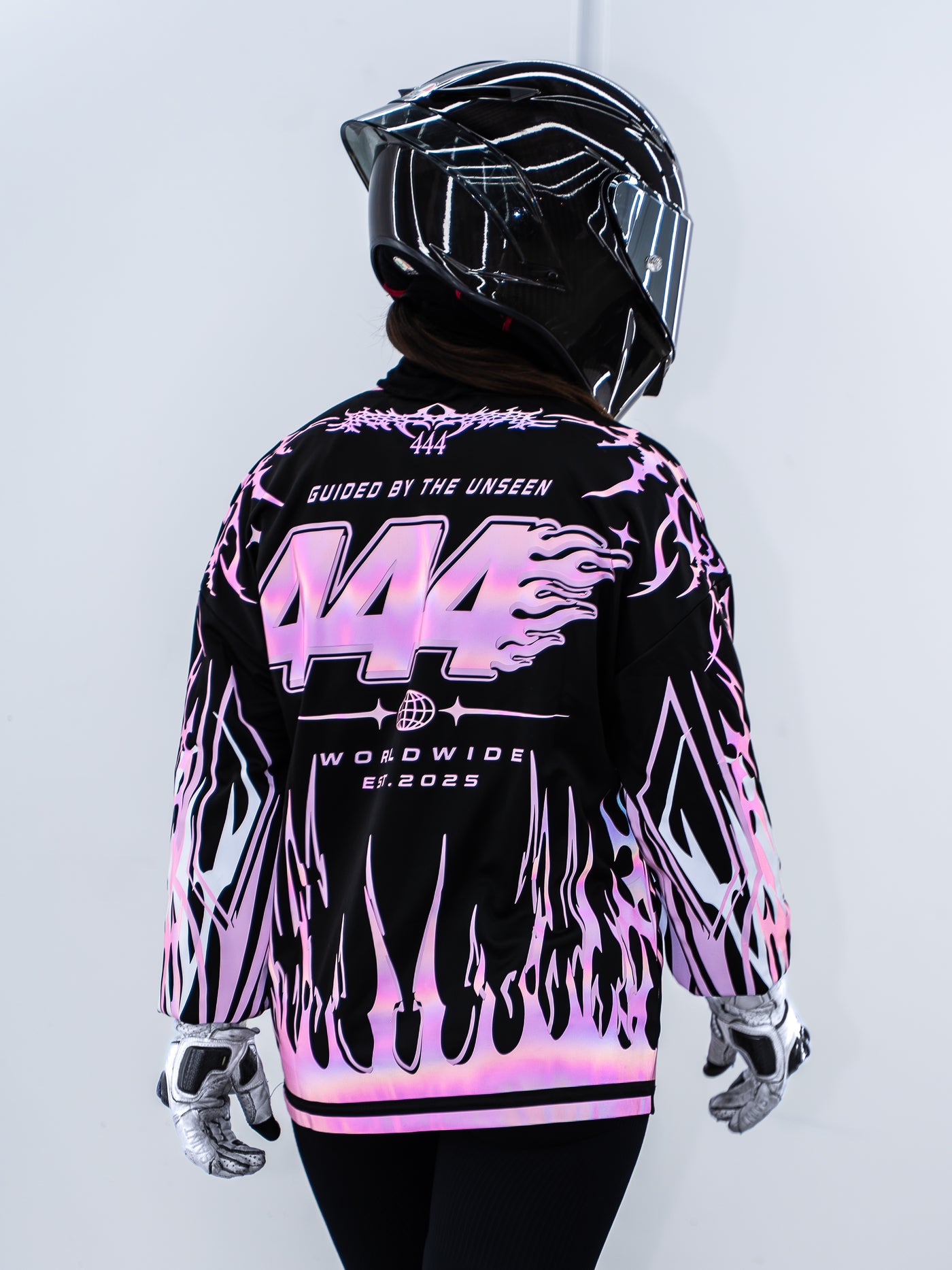 Baby Pink/Black Reflective Jersey
