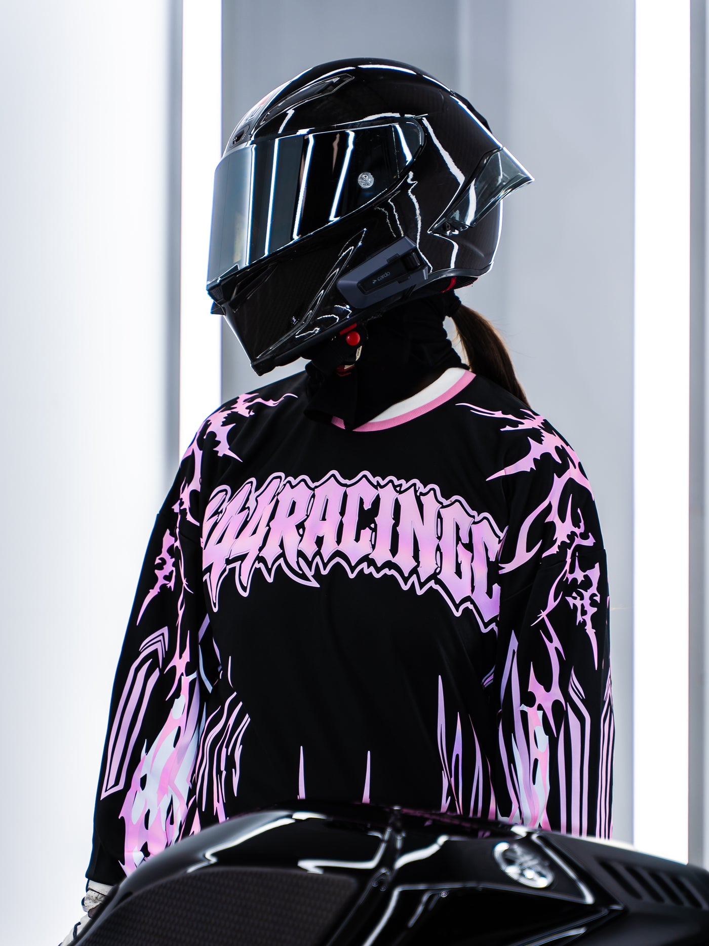 Baby Pink/Black Reflective Jersey
