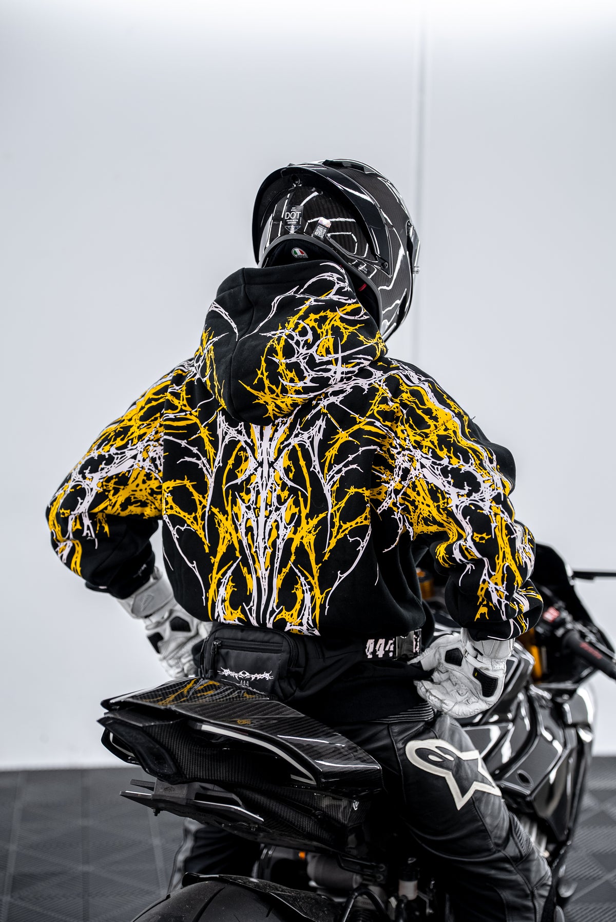 Yellow V5 Reflective Hoodie