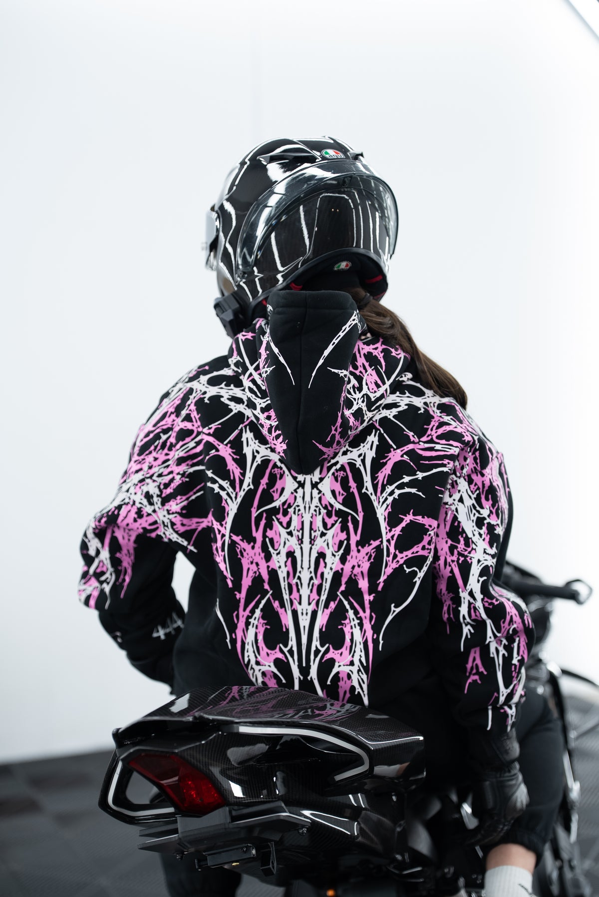 Baby Pink V5 Reflective Hoodie